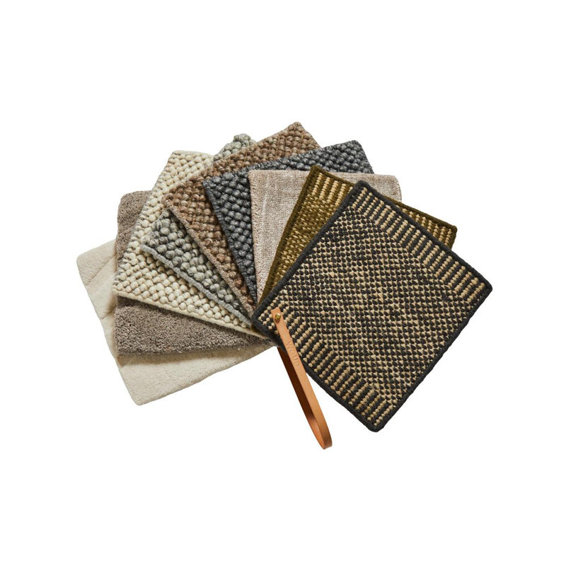Gray Rombo Rug, Runner 2'4" x 6'5"