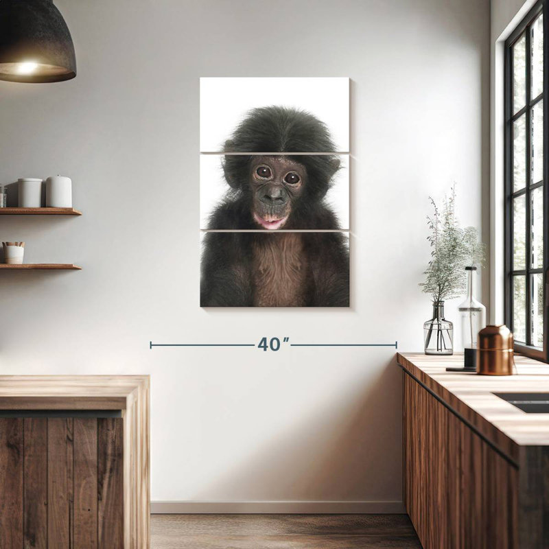 Brampt Baby Monkey, 38" H x 24" W