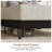 Modern Velvet Upholstered Bed Frame With Adjustable Headboard, Full Size, Queen Size, King Size, No Box Spring Needed-657436838-657436839
