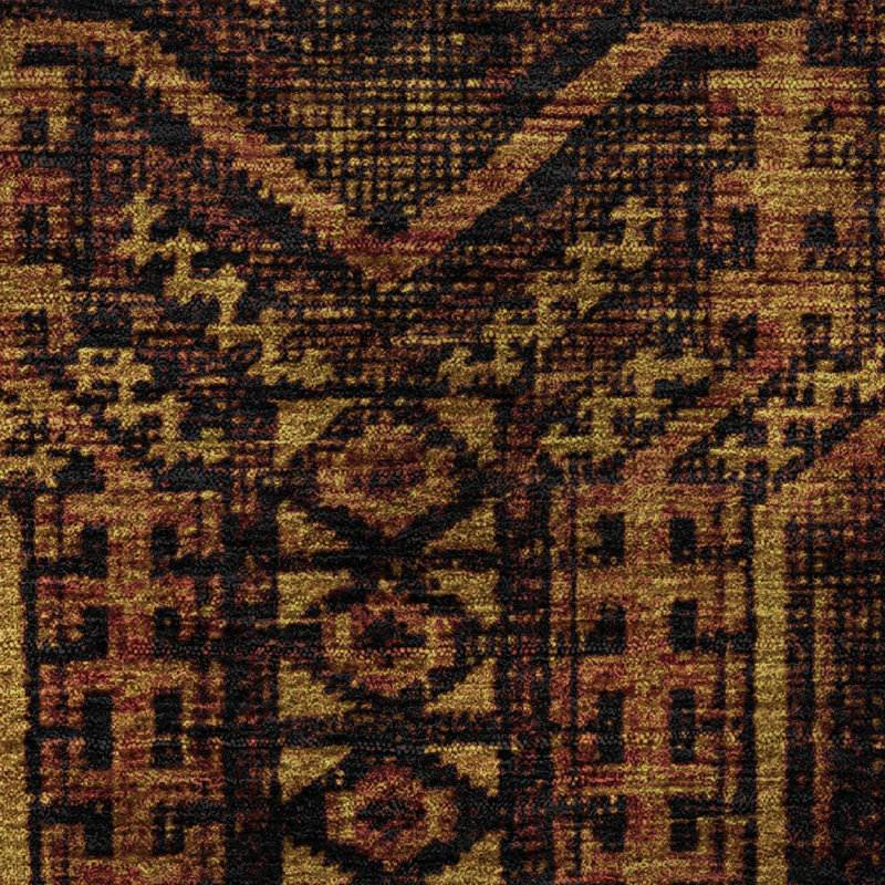 Premium Machine Washable Ashlynn Border Rug, Rectangle 10' x 14'