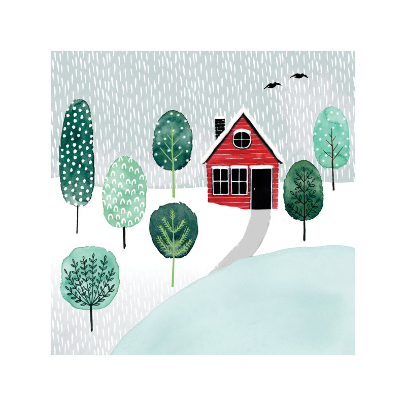 Christmastown II by Grace Popp - Wrapped Canvas Painting, 93.98 cm H x 93.98 cm W x 3.175 cm D