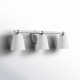 Kenn 3 Light Frosted Dimmable Vanity Light