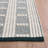 Vermont 951 Flatweave Wool/Cotton Geometric Rug in Green/Ivory-125117936-108596750