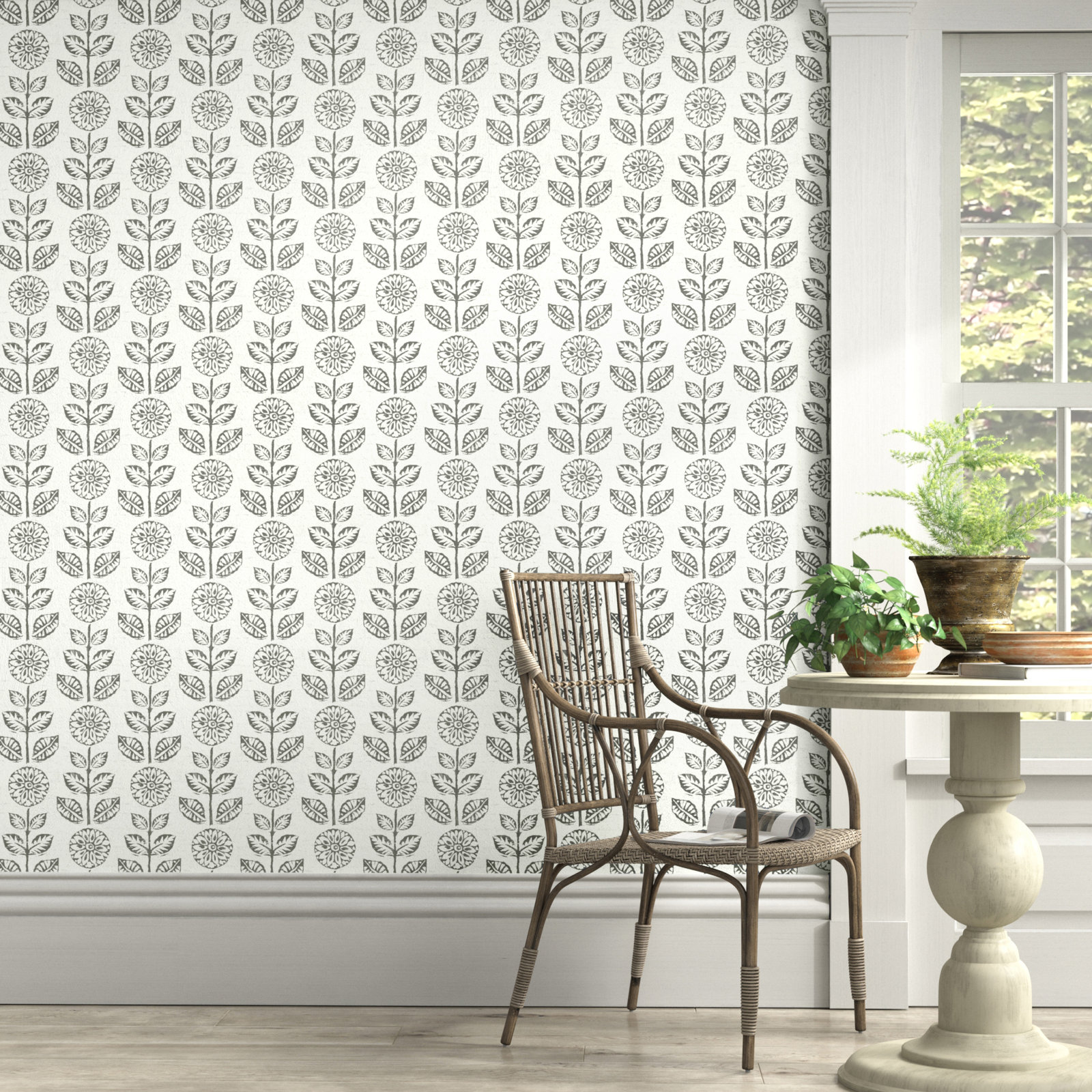 Sydney Wallpaper Roll, Dark Brown