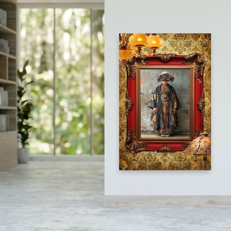 Portrait de kimono Steampunk, H 60 po x l 40 po