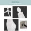 Mannequin Torso Manikin Dress Form 49-67 pouces à hauteur ajustable pour femme-51294073