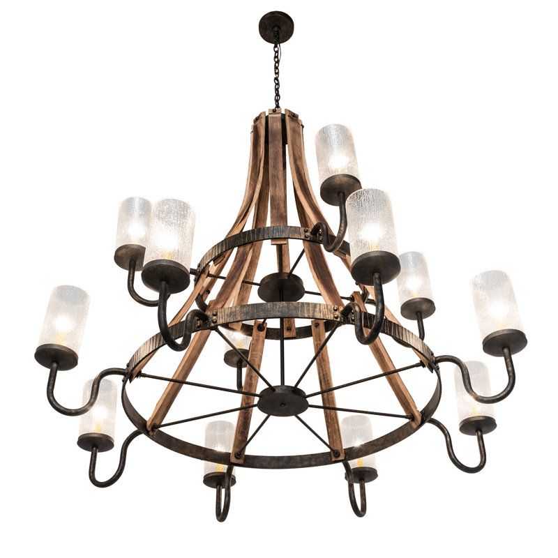 Rustic Lodge 12 - Light Chandelier