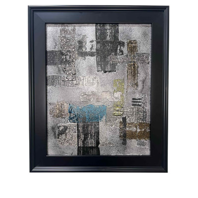 Sujet n ° 2 - Peinture abstraite à technique mixte par J. Kent Martin