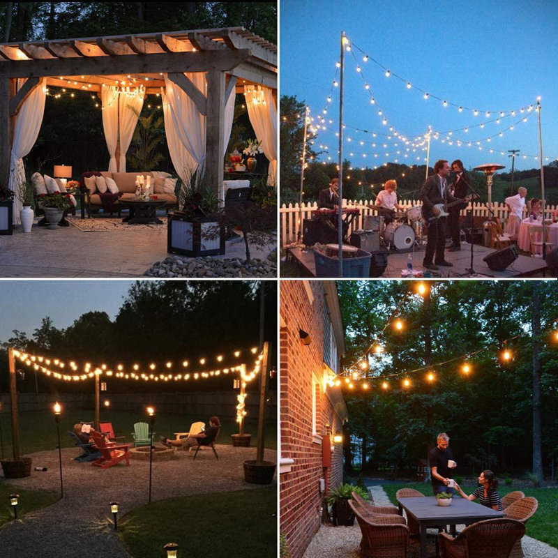Quntis Indoor 33 - Bulb 11.3'' Plug-in Globe String Light