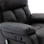 Faux Leather Heated Massage Chair-37674051-37674050