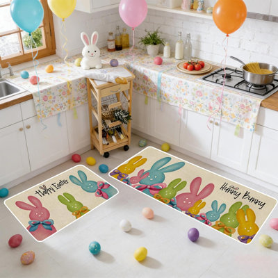  Tapis de cuisine pour enfants Pâques