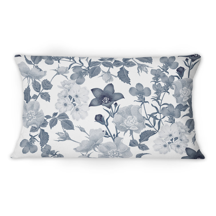 Floral Printed Throw Pillow Covers for Sofa Couch Bed 