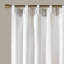 Panneau de rideau simple en polyester Samara 50 po x 95 po avec rayures et doublures-102188564