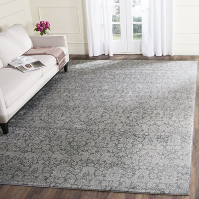 Tapis à motif floral Davut