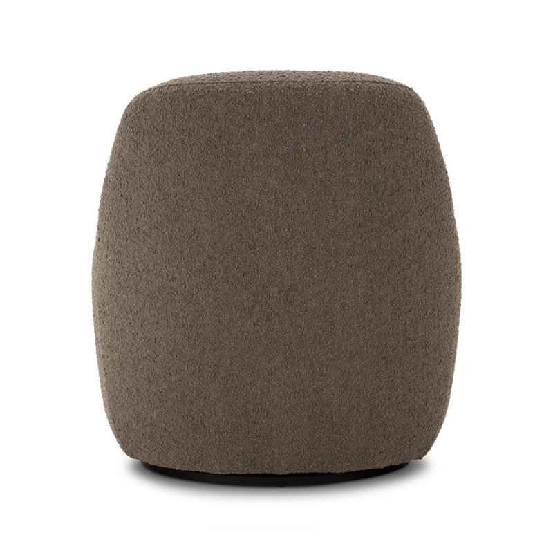 Levi Swivel Barrel Chair, Brown