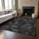 Premium Machine Washable Cerrito Black Rug
