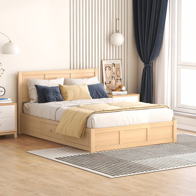 Monterrio Platform Bed with Underneath Storage and 2 Drawers