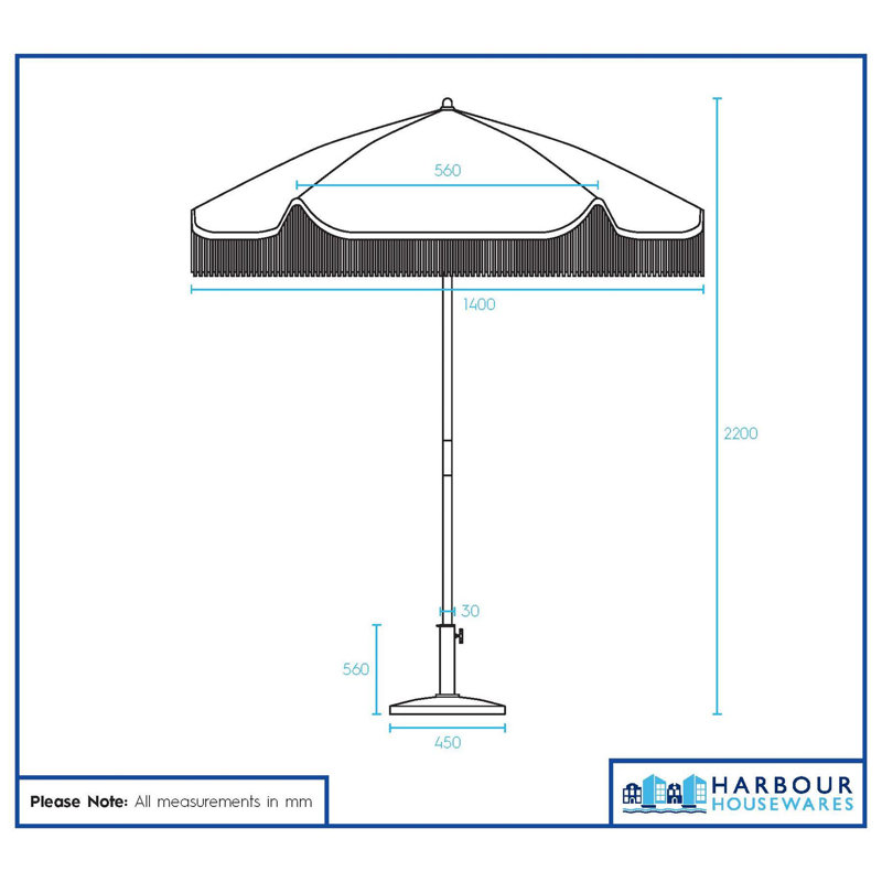 36.1kg Umbrella Base, Beige