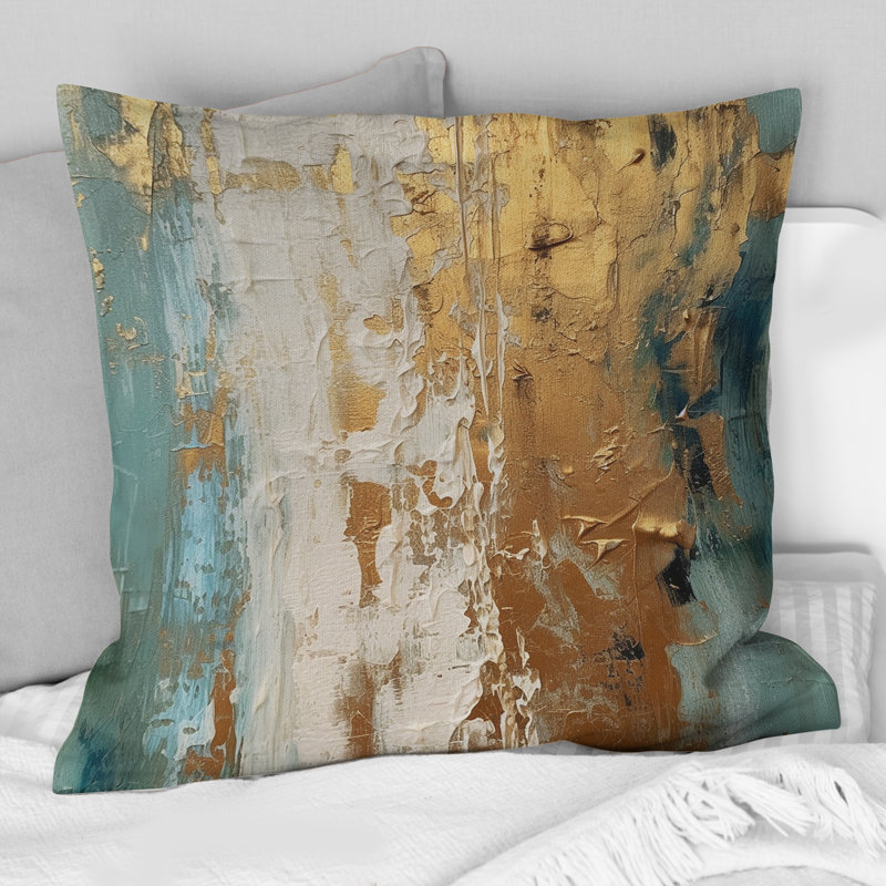 Coussin Gilded Daydreames VII - Abstract Minimalisme