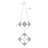 Cairo 4 - Light Geometric Chandelier-88778603