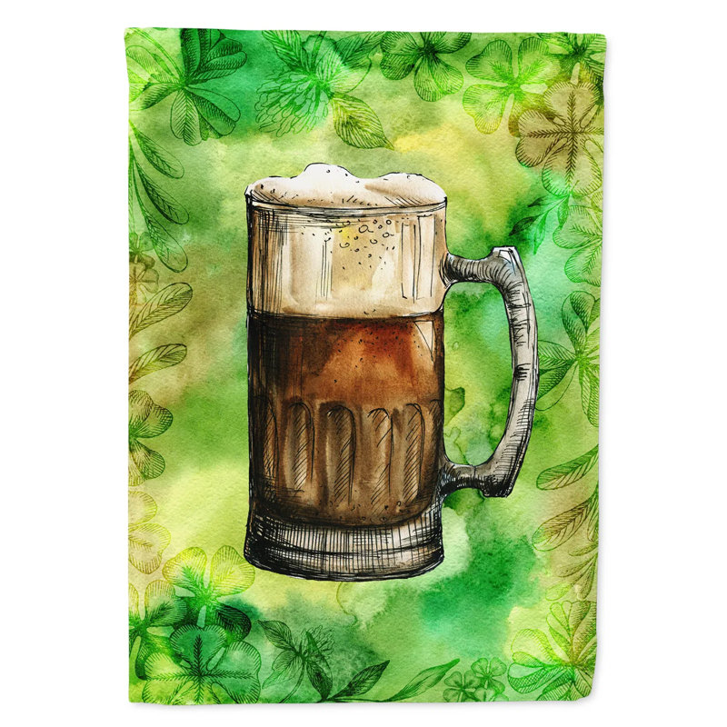 Multicolore, drapeau de jardin irlandais St Patrick's Day