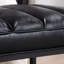 Banc en cuir PU 53,54 po avec structure en métal-1037421317