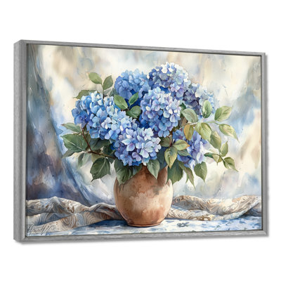 Ikshan hortensias dans un décor de rêve II - hydrangées grand art mural