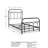 Damyla Metal Open-Frame Bed-945160615