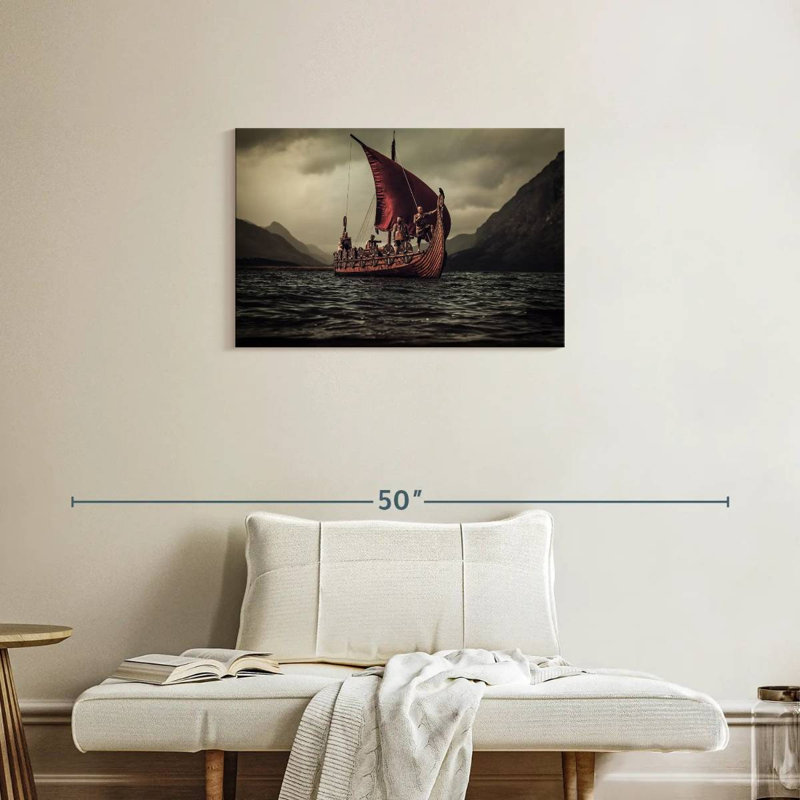 Mehar Viking Boat, 20" H x 30" W