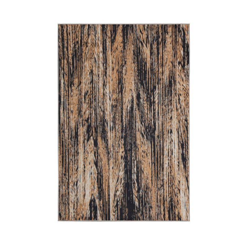 Soft Hall Carpet 2.6 x 4.9 Feet | 100% Polyester, 0.04 in Pile Height | Antibacterial, Non-Slip Underside | Woven with 3D Digital Printing | Machine Washable | Durable & Stylish for Entryways & Living Rooms