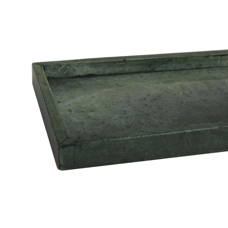  2 Piece Ottoman Tray Set, Green