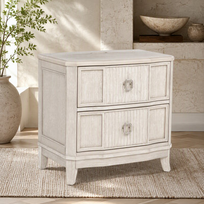 1pc table de chevet deux tiroirs de rangement meubles de chambre à coucher en bois contemporain traditionnel