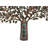23" Brass Tree of Life Wall Mounted Sculpture - Vibrant Inlay Work Home Décor Accent for Living Rooms, Entryways & Modern Interiors​