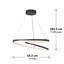 Luminaire suspendu unique à DEL 1 lumière Satsuki-439158815