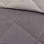 Édredon double / grand avec matelassage à losanges réversible 3M et propriétés-121054757-121054758