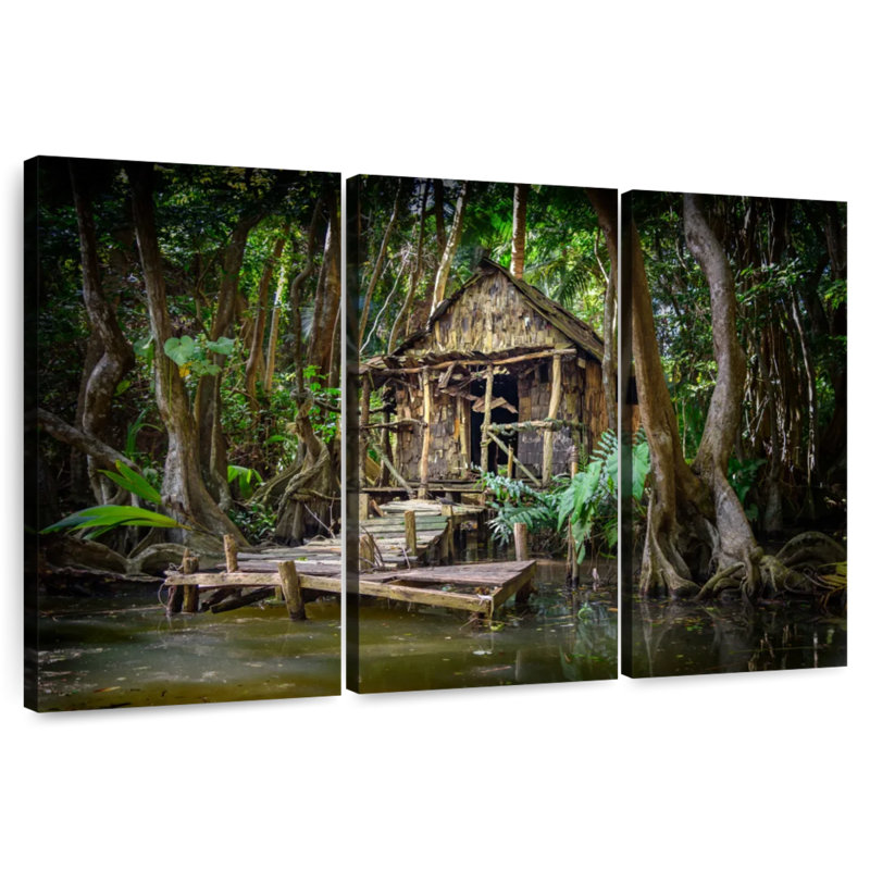 Lilie Dense Jungle Cottage, H 24 po x l 38 po