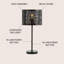 Lampe de table 25 po Varner