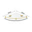 Carlena 2 Piece Triangle Glass Corner Shelf-1585134248