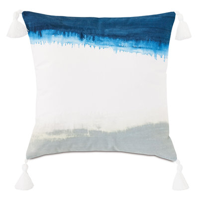Palmetto Tassels Outdoor Throw Pillow