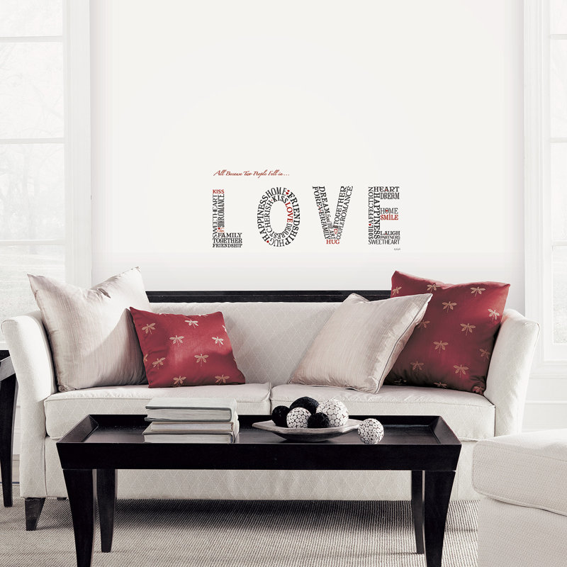 Text & Numbers Wall Decal