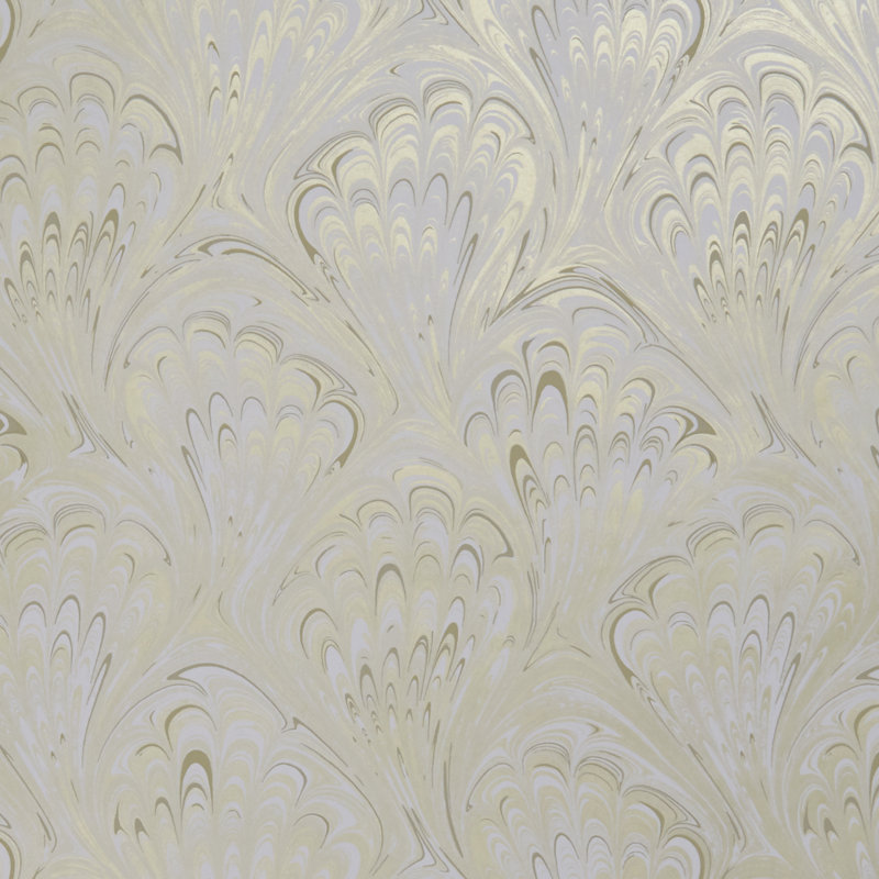 Botanica 10.05m x 52cm Metallic Wallpaper Roll, Ivory/Gold