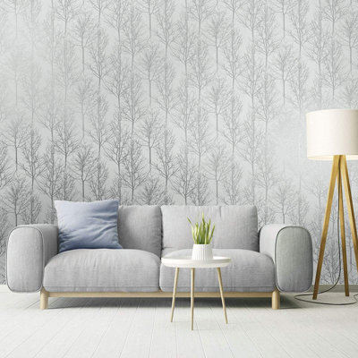 German 10.05m x 53cm Metallic Finish Wallpaper Roll