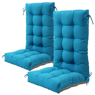 Coussin de siège / dossier Adirondack pour l'extérieur / intérieur 5 po avec attaches