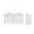 73'' Double Bathroom Vanity with White Quartz Top-93359251