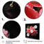 Fuchsia rose et noire - art mural fuchsia-555071079-555071069