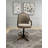Cuellar Swivel Upholstered Microfiber / Microsuede Counter Stool with Steel Frame