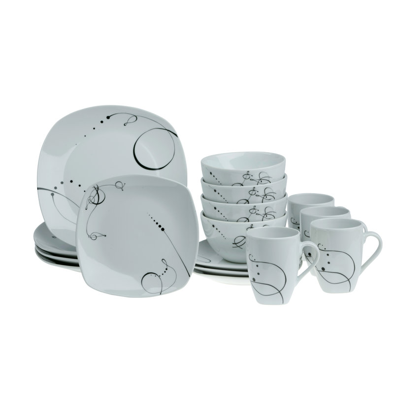 Tabletops Gallery 16 piece Dinnerware Set Pescara