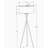 Lighting, 62 Inches High, Floor Lamp, Black Metal, Ivory/Cream Shade, Modern Style-564476242
