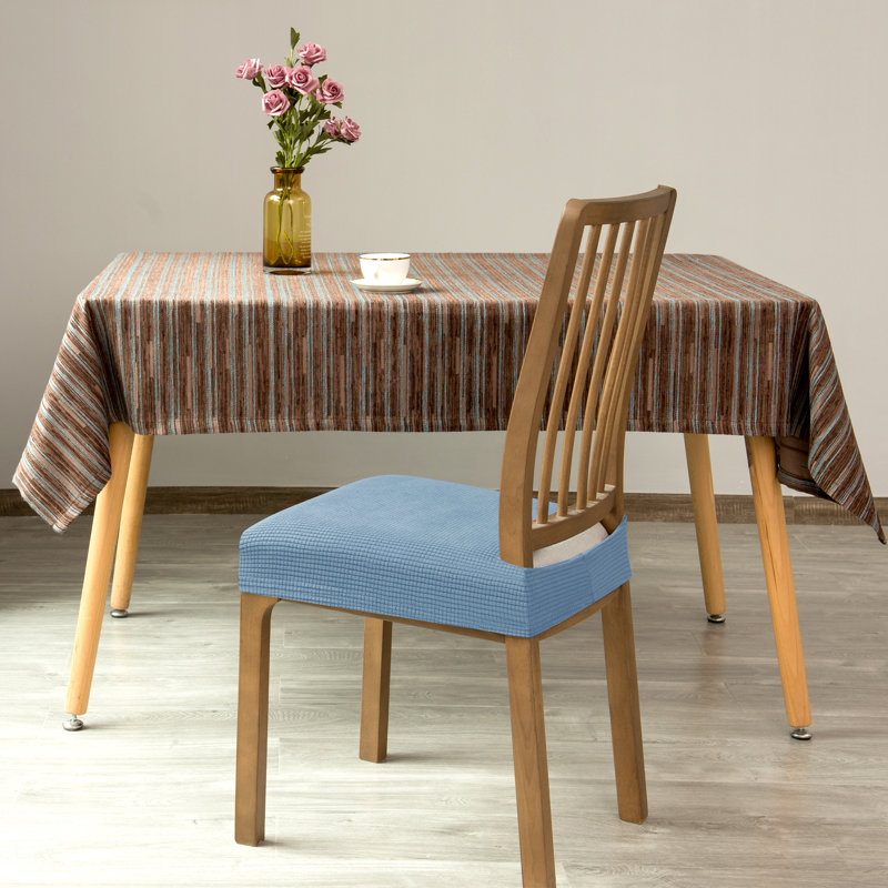 Housse pour chaise de salle à manger, Bleu pâle