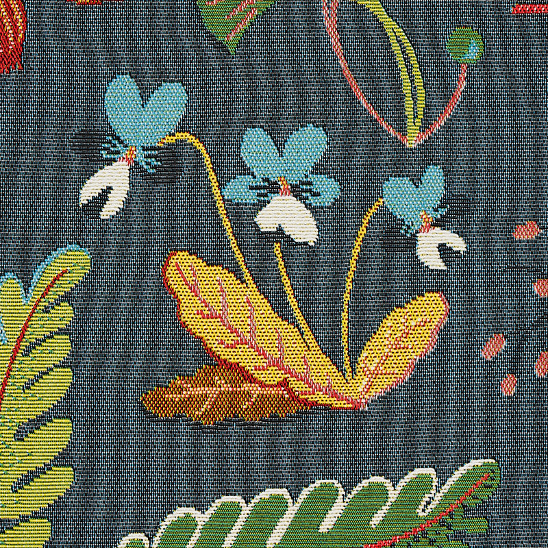 Botanica Indoor/Outdoor Fabric, Charcoal